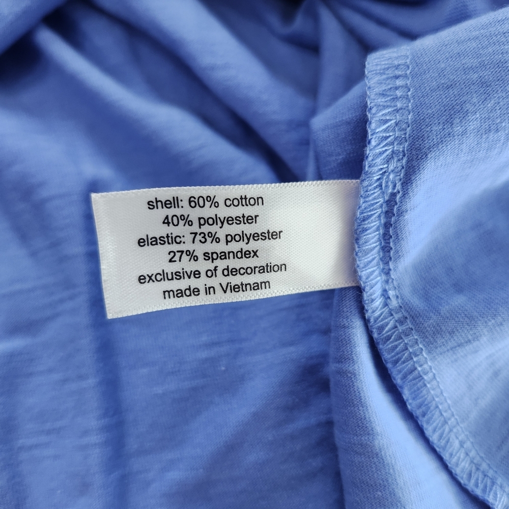 Lane Bryant Size 14/16 Blue Smocked Women's Top - Picture 9 of 12